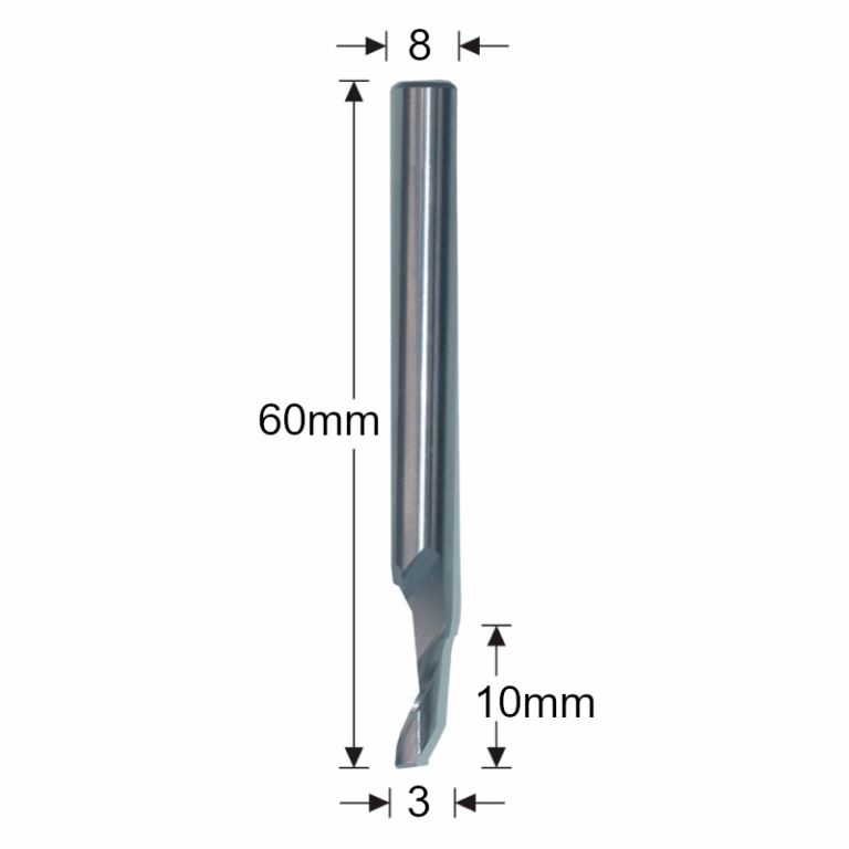 06836 5003 - 3mm Single Flute Router Cutter