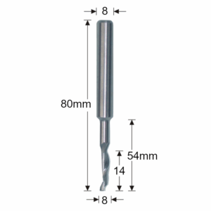 06836 5022 - 8mm Reduced Shank Router Cutter