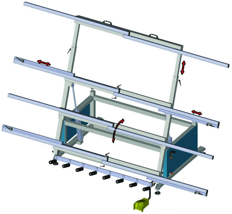 PWB 4100  Pneumatic Tilt Table Workbench - Image 2